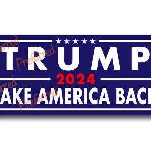 President Trump Brings America Back Maga 2024 RNC Bumper Sticker Vinyl Decal Decal High Quality Cover Waterproof PVC Sticker